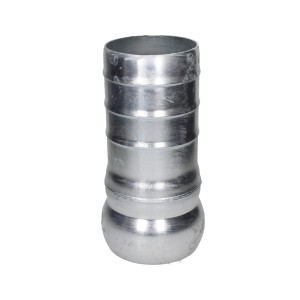 Bauer 6" - S77 HAN med slangestuss  (uten låsering) galvanisert